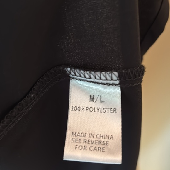 Black babydoll blouse - size M/L - Picture 4 of 5